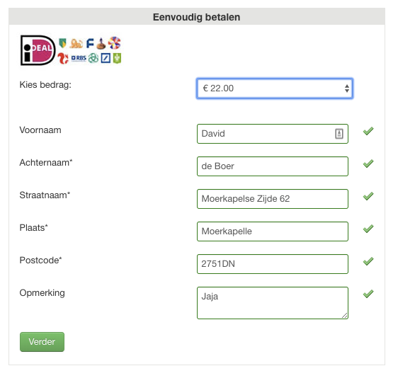 ccideal simpel extended form
